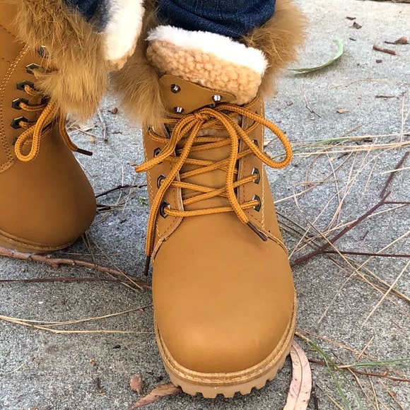 NUBUCK FAUX LEATHER WOMEN BOOTS - Picture 6 of 8